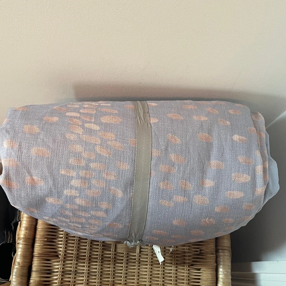 Anthropologie Rainier Percale Duvet Queen with 2 shams (king and regular) NWT